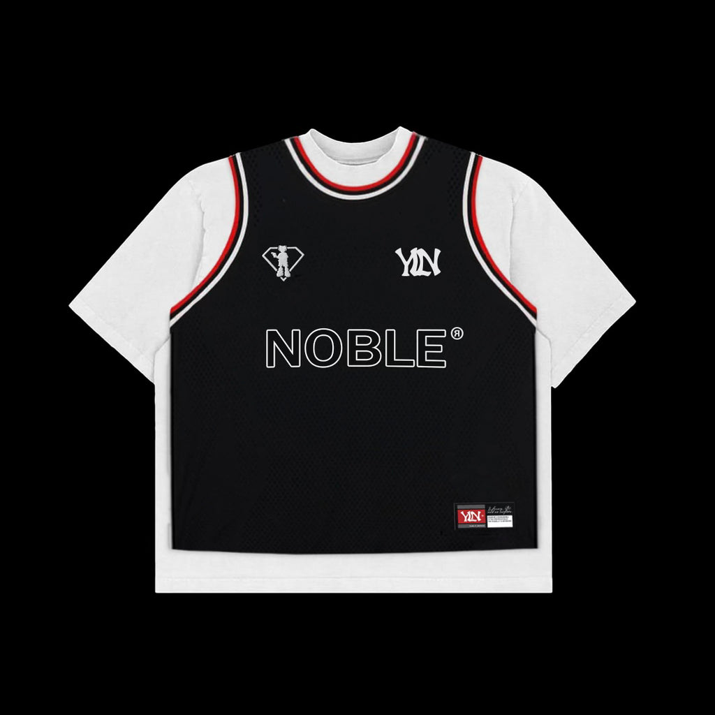 NOBLE BASKETBALL TEE BLACK