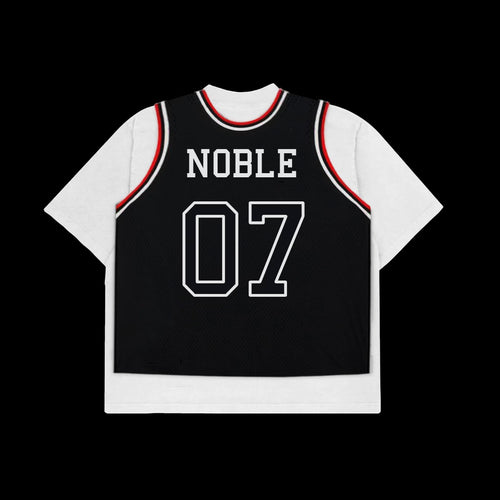 NOBLE BASKETBALL TEE BLACK