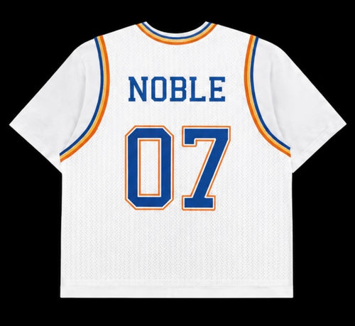 NOBLE BASKETBALL TEE WHITE