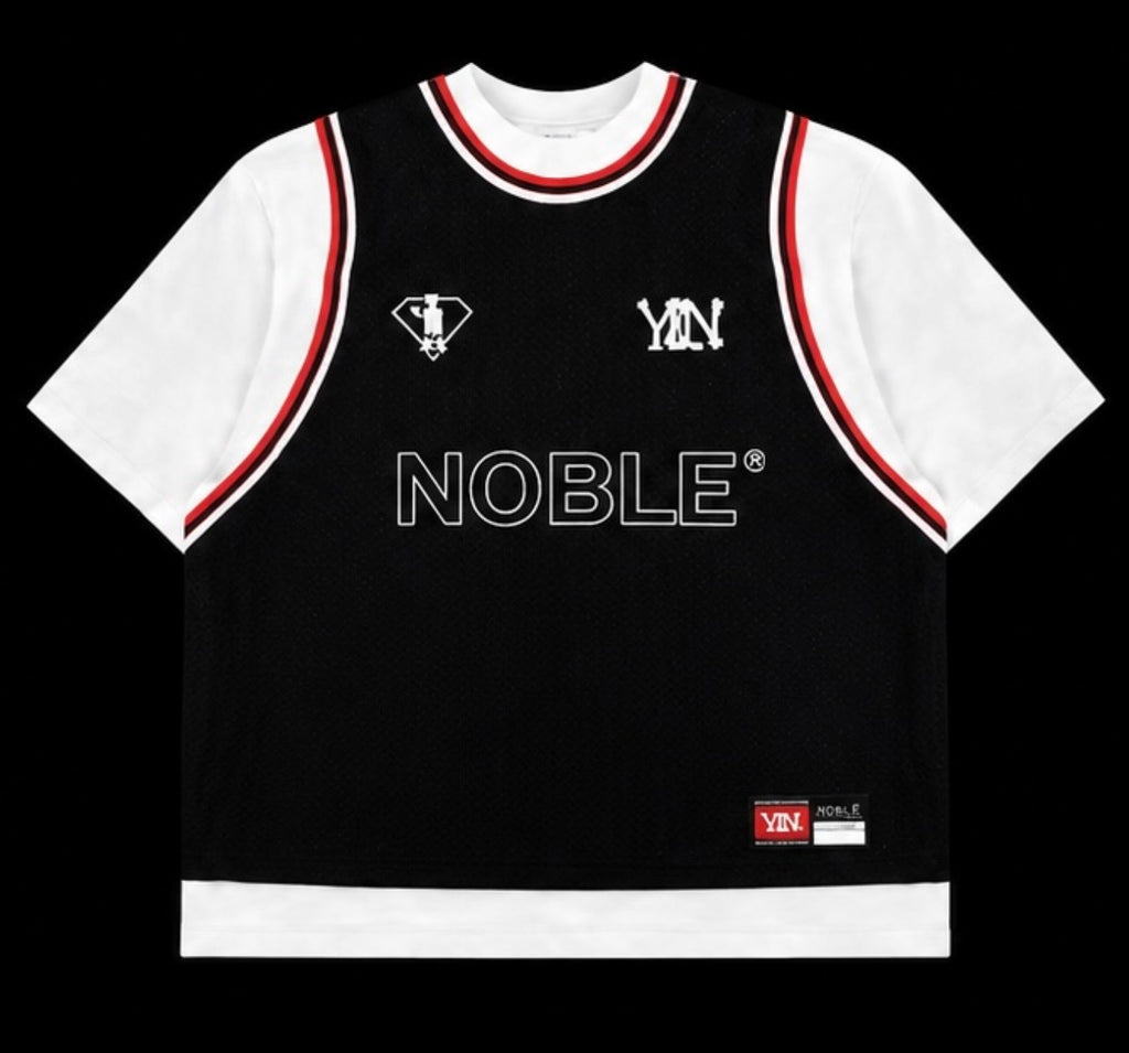 NOBLE BASKETBALL TEE BLACK