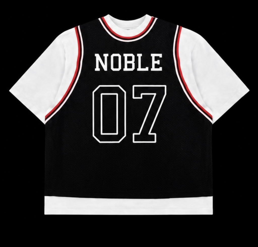 NOBLE BASKETBALL TEE BLACK