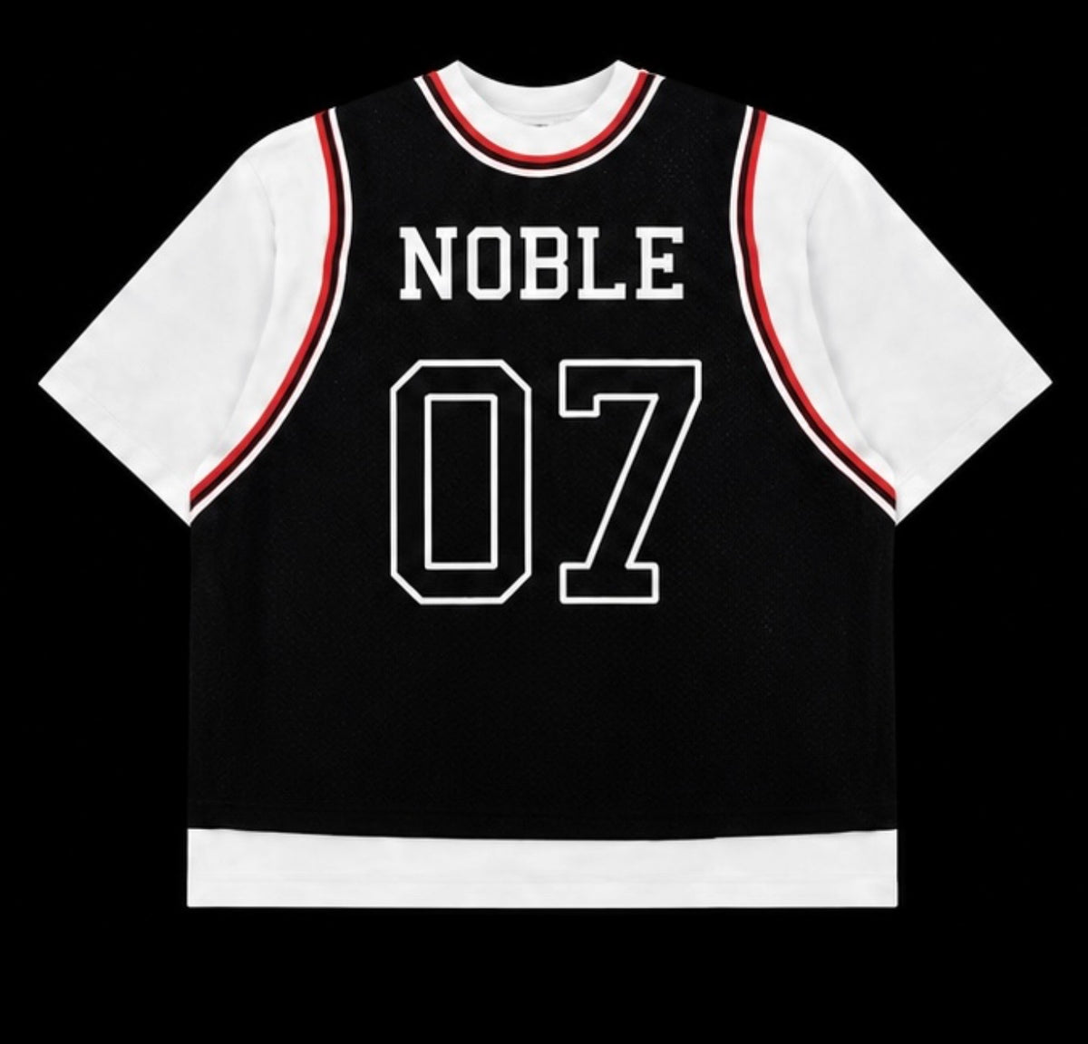 NOBLE BASKETBALL TEE BLACK