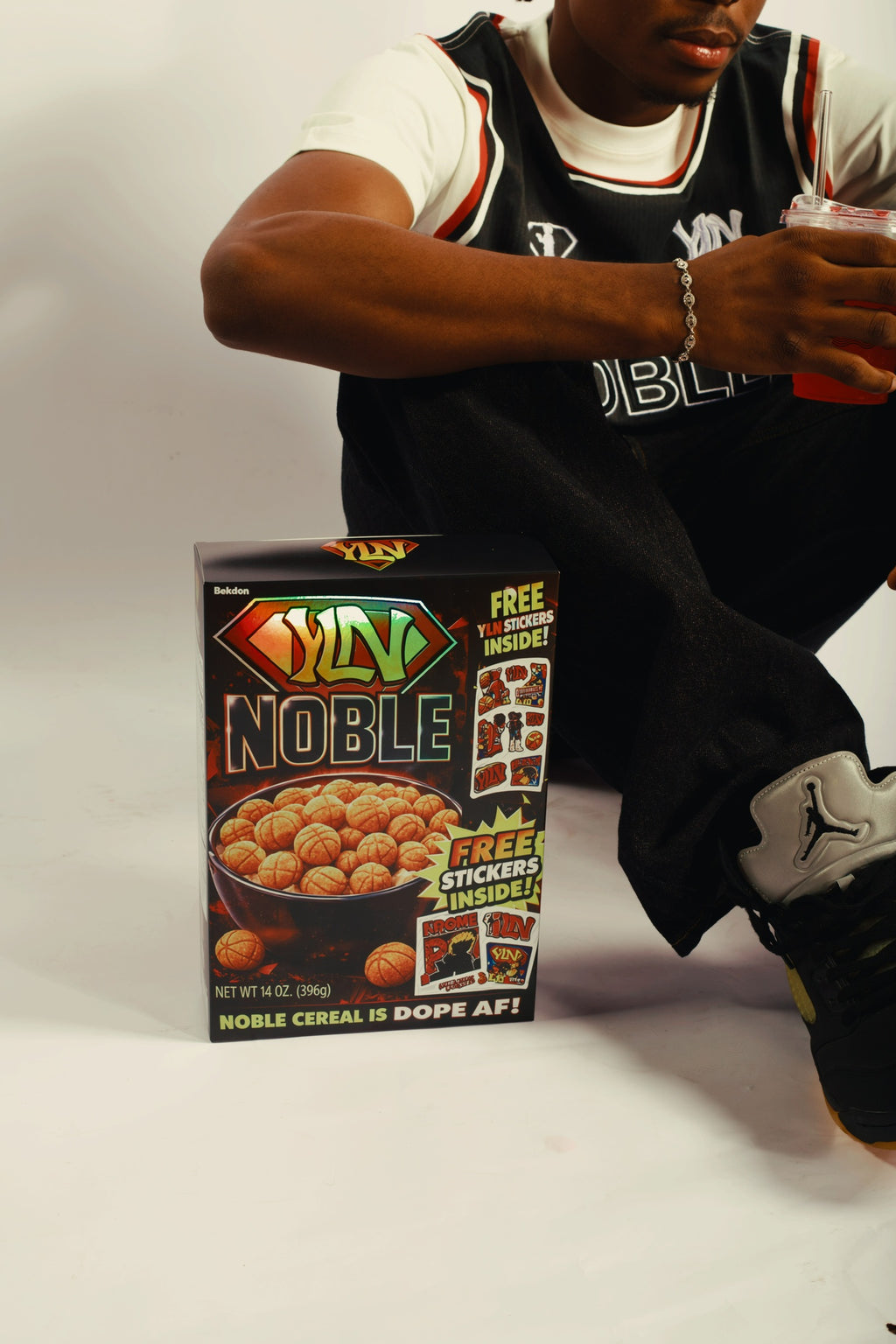 NOBLE BASKETBALL TEE BLACK