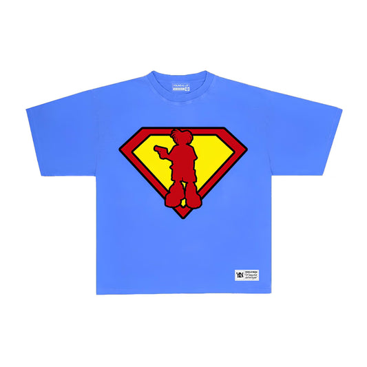 SAVE THE WORLD TEE BLUE