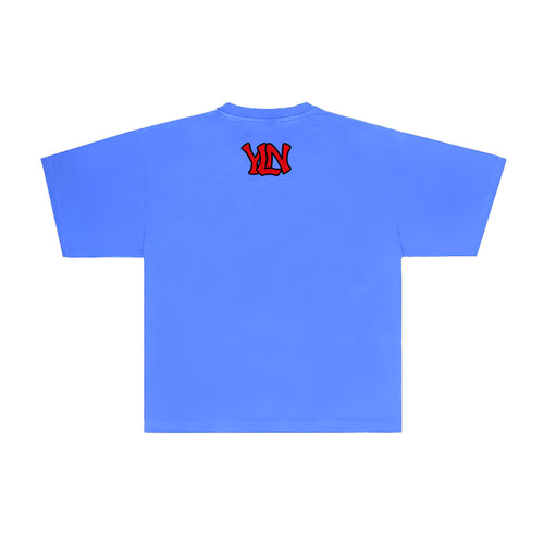 SAVE THE WORLD TEE BLUE
