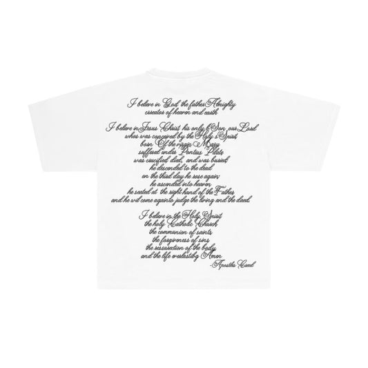 APOSTLE'S CREED TEE WHITE